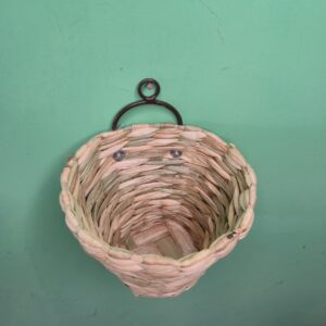 Floreira com Gancheira na Fibra de Taboa - P - Imagem 4