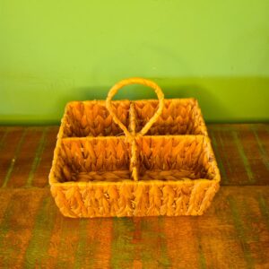 Porta Talheres Revestida em Ferro na Fibra de Taboa - Imagem 4