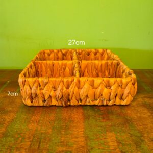 Organizador Revestido em Ferro na Fibra de Taboa - Imagem 3