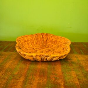 Cesta Flor Revestida em Ferro na Fibra de Taboa – M - Imagem 5