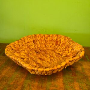 Cesta Flor Revestida em Ferro na Fibra de Taboa – G - Imagem 3