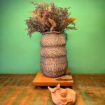 Vaso de Flores Esculpido a Mão em Detalhes - Juliana Takayama