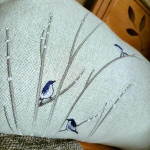 Almofoda Baguete em Linho - Passarinho - Imagem 3