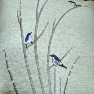 Almofada em Linho - Passarinhos - Imagem 3