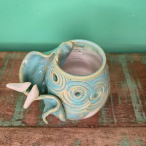 Vaso Escultura em Cerâmica Esmaltada - Juliana Takayama - Imagem 6