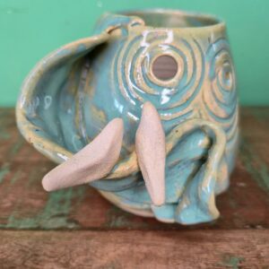 Vaso Escultura em Cerâmica Esmaltada - Juliana Takayama - Imagem 3