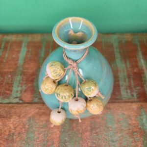 Vaso em Cerâmica Esmaltada com Colar - Juliana Takayama - Imagem 6