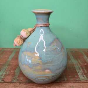 Vaso em Cerâmica Esmaltada com Colar - Juliana Takayama - Imagem 4