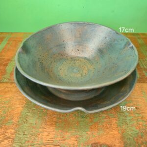 Conjunto Prato e Bowl em Cerâmica Esmaltada - Juliana Takayama - Imagem 3