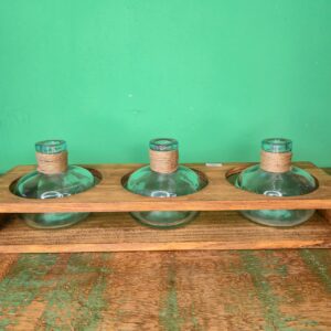 Farmacinha 3unid. - Garrafinhas Bojudinhas em Vidro - Imagem 3