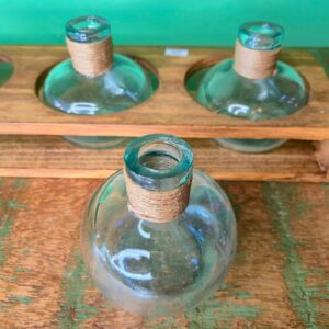 Farmacinha 3unid. - Garrafinhas Bojudinhas em Vidro - Imagem 5