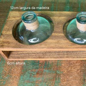 Farmacinha 3unid. - Garrafinhas Bojudinhas em Vidro - Imagem 4