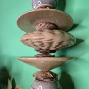 Colar Composição Cerâmica, Madeira e Coquinho - Imagem 3