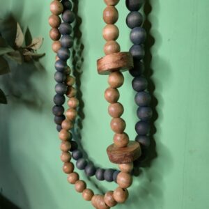 Colar Madeira Esculpida - Imagem 5