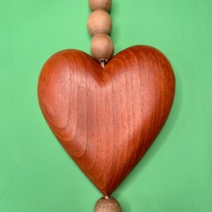 Colar Espirito Santo Branco com Coração - Imagem 3