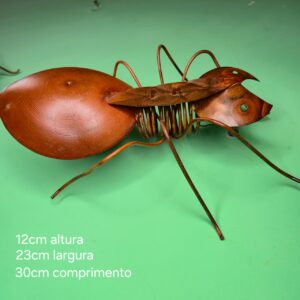 Formiga em Ferro com Folha - G - Imagem 7