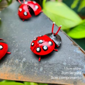 Joaninha em Ferro com imã - PP - Imagem 3