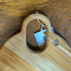 Tábua Redonda em Madeira com Resina - Preto Marmorizado - Imagem 3