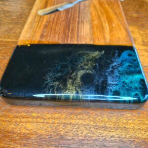 Patezeira com 1 Ramekin e 1 Espátula - Preto Marmorizado - Imagem 4