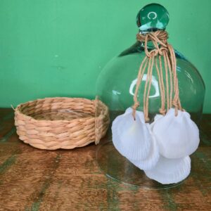 Cúpula em Vidro com Colar de Conchas - M - Imagem 4