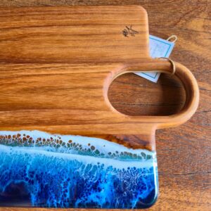 Tábua G em Madeira com Resina - Ocean - Imagem 4