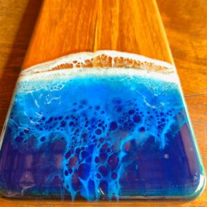 Tábua M em Madeira com Resina - Ocean - Imagem 5