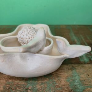 Flor de Cheiro G Branca com Passáros - Juliana Takayama - Imagem 3