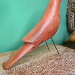 Pássaro em Madeira com Pés de Ferro - G - Imagem 4