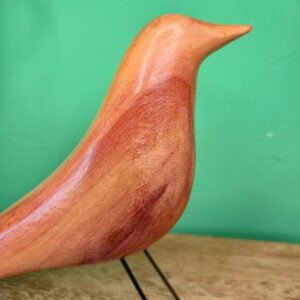 Pássaro em Madeira com Pés de Ferro - P - Imagem 3