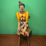 Boneco Palhaço Articulado - Artistic Amarelo