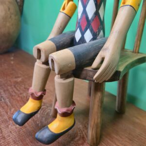 Boneco Palhaço Articulado - Artistic Amarelo - Imagem 4