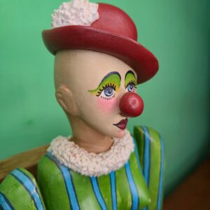 Boneco Palhaço Articulado - Artistic Verde - Imagem 4