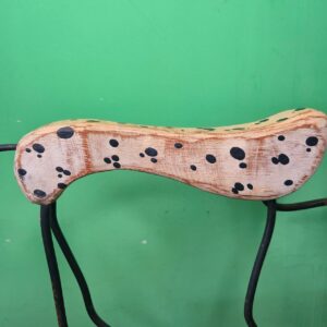 Dálmata em Madeira Esculpida e Ferro - Imagem 5