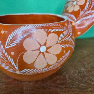 Galinha Cachepot de Cerâmica - Marrom G - Imagem 5