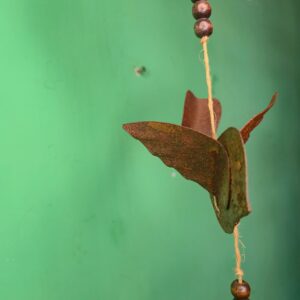 Móbile Pássaro em Latão com Coração - Imagem 7