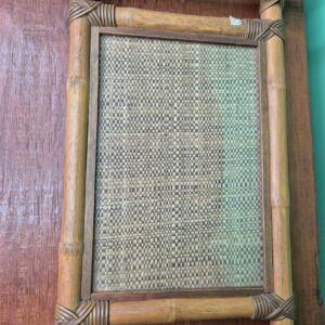 Bandeja M em Bambu com Vidro Detalhes em Fibra - Imagem 4