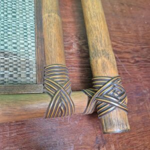 Bandeja M em Bambu com Vidro Detalhes em Fibra - Imagem 5