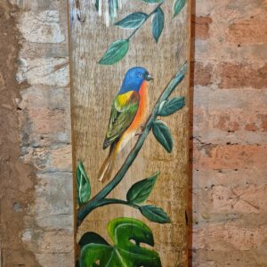 Quadro 2 Pássaros Coloridos - Imagem 4