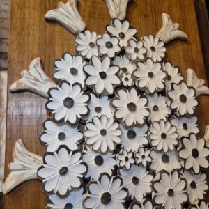 Quadro Vaso de Flores - Branco - Imagem 4