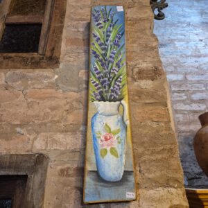 Quadro Lavanda Vaso Azul - Imagem 4