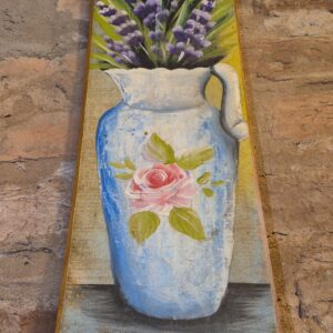 Quadro Lavanda Vaso Azul - Imagem 3