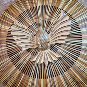 Quadro Mandala Divino Espirito Santo - Degradê - Imagem 3