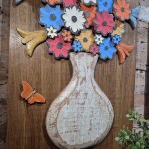 Quadro Vaso de Flores - Colorido - Imagem 4