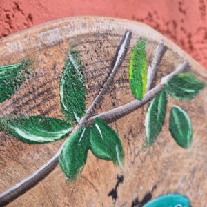 Quadro em Madeira Orgânica - Pássaro Colorido - Imagem 4