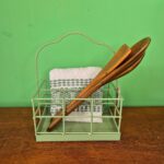 Cesta Multiuso em Ferro - Verde Pistache