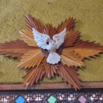Divino Espirito Santo - Branco e Marrom M