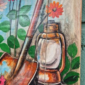 Quadro Pá com Flores - Imagem 3