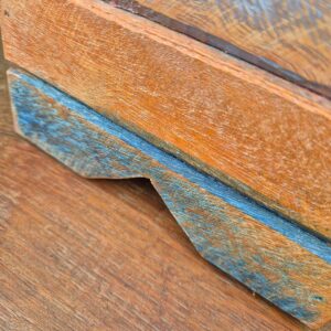 Mini Banquinho em Madeira - Colorido - Imagem 3