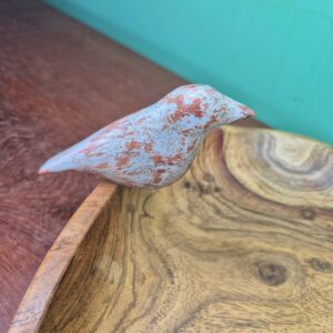 Petisqueira em Coração com Pássaro Branco - G - Imagem 4