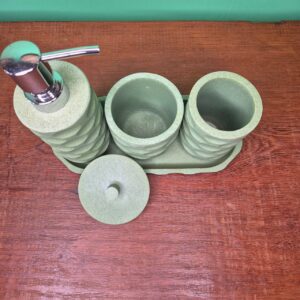 Jogo de Lavabo - Verde - Imagem 4